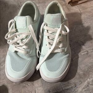 Vans Green Sneakers Breathable Mesh Low-Top